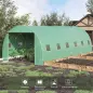 Invernadero de Túnel con 12 Ventanas Puerta Invernadero de Huerto para Cultivos Plantas Verduras Flores Verde