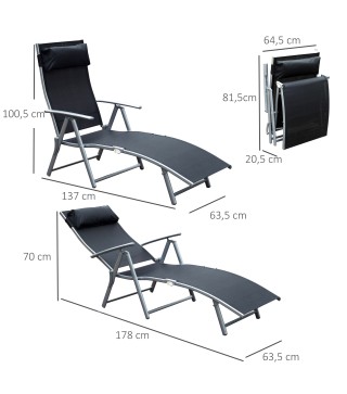 Tumbona Plegable