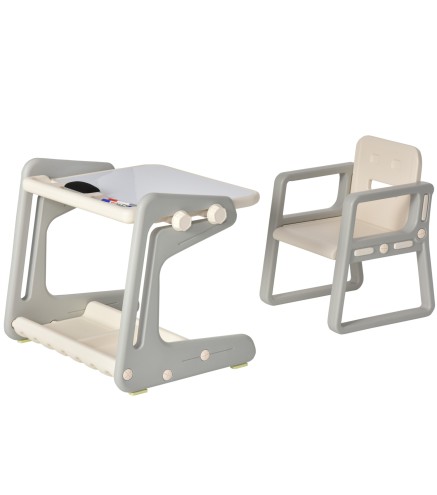 Juego de Tablero de Dibujo y Silla para Niños