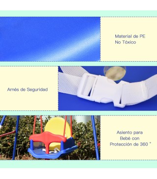 Columpio Infantil de Metal