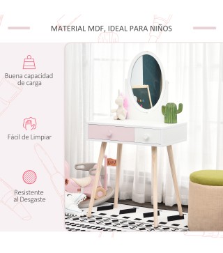 Tocador Infantil de Madera