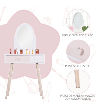 Tocador Infantil de Madera