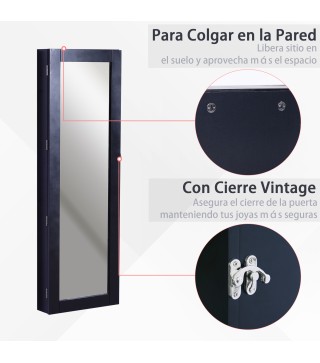 Espejo Joyero de Pared