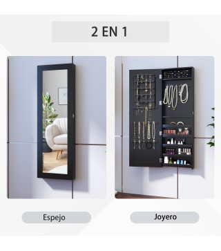 Espejo Joyero de Pared
