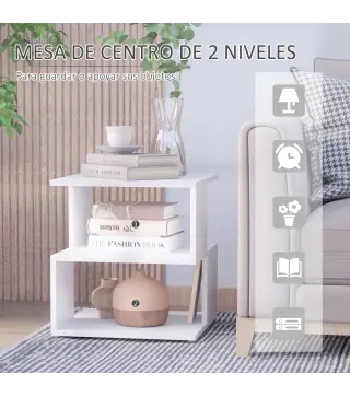 Mesilla de Centro 2 Niveles