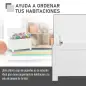 Baúl de Almacenaje con Tapa Baúl de Almacenaje Versátil con Bisagra de Seguridad para Pasillo Salón 81x40x46 cm Blanco Baúl de Almacenaje con Tapa Baúl de Almacenaje Versátil con Bisagra de Seguridad para Pasillo Salón 81x40x46 cm Blanco