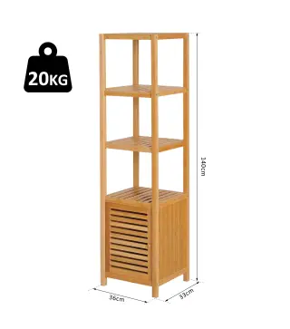 Estantería de Bambú para Baño