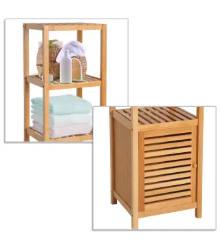 Estantería de Bambú para Baño