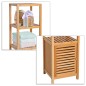 Estantería de Bambú para Baño Estantería de Bambú para Baño