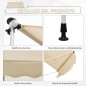 Toldo Manual Retráctil