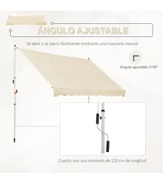Toldo Manual Retráctil