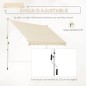 Toldo Manual Retráctil