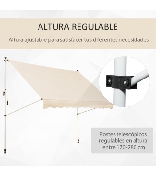 Toldo Manual Retráctil