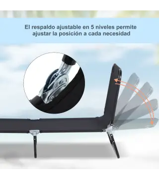Tumbona Plegable
