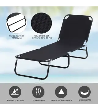 Tumbona Plegable