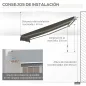 Toldo Manual Retráctil 3x2,5 cm, Toldo Exterior Terraza con Ángulo Ajustable, Brazo Articulado, Montaje a Pared, Estructura de A