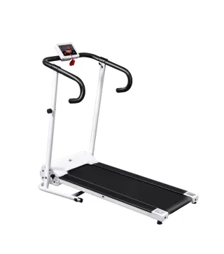 Cinta de Andar Plegable Cinta de Correr Eléctrica Velocidad de 1-10km/h con Pantalla LCD y Carga Máx. 110 kg para Fitness Hogar