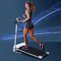 Cinta de Andar Plegable Cinta de Correr Eléctrica Velocidad de 1-10km/h con Pantalla LCD y Carga Máx. 110 kg para Fitness Hogar