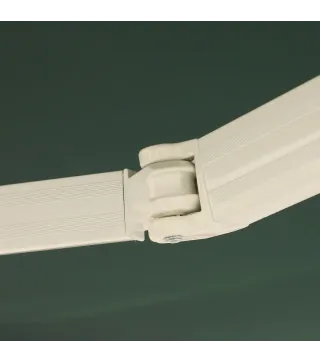 Toldo de Pared con Brazo Articulado y Manivela Marco Resistente de Aluminio y Cubierta de Poliéster 295x245 cm Verde