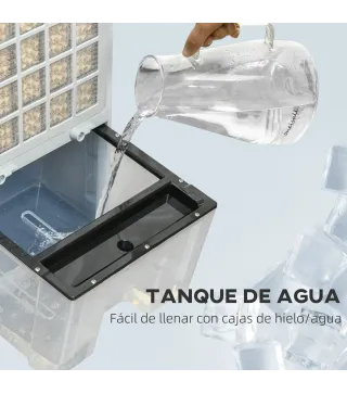 Climatizador 4 en 1 con Control Remoto 3 Modos 3 Velocidades Temporizador y Pantalla Táctil 38x35x81 cm Blanco