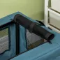 Transportín para Perros y Gatos Bolsa para Mascotas Transportador para Perros 60x42x42cm Azul