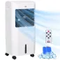 Enfriador de Aire con 3 Velocidades Temporizador 7,5h Tanque de Agua 15L Apto para 15-20 ㎡ 37x32x78 cm Blanco Enfriador de Aire con 3 Velocidades Temporizador 7,5h Tanque de Agua 15L Apto para 15-20 ㎡ 37x32x78 cm Blanco