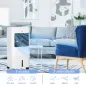 Enfriador de Aire con 3 Velocidades Temporizador 7,5h Tanque de Agua 15L Apto para 15-20 ㎡ 37x32x78 cm Blanco
