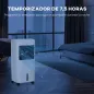 Enfriador de Aire con 3 Velocidades Temporizador 7,5h Tanque de Agua 15L Apto para 15-20 ㎡ 37x32x78 cm Blanco
