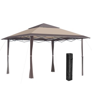 Cenador Plegable con Doble Techo