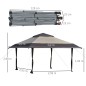 Cenador Plegable con Doble Techo Cenador Plegable con Doble Techo