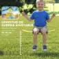 Columpio para Bebés Cuerdas Ajustables Soporte de Acero Carga 150 kg para 3 Niños de 3-8 Años Multicolor