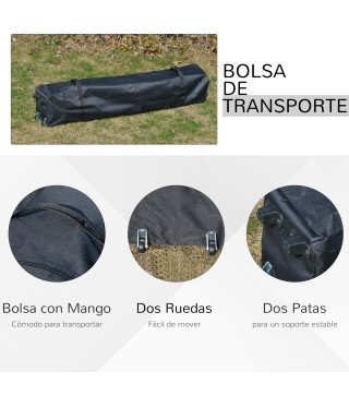Cenador Plegable con Doble Techo