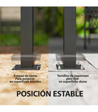 Carpa para Jardín con Techo Doble Cenador con Mosquiteras y Cortinas para Exterior Terraza 370x303x290 cm Beige