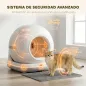 Arenero Gatos Autolimpiable 72L Extragrande Control por APP Control de Olores y Ruido Sensores de Seguridad Alfombrilla