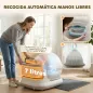 Arenero Gatos Autolimpiable 72L Extragrande Control por APP Control de Olores y Ruido Sensores de Seguridad Alfombrilla
