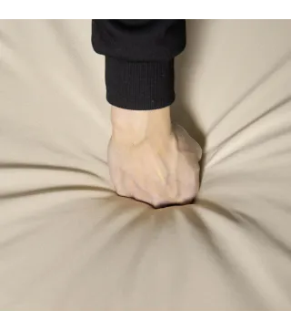 Conjunto de Jardín Exterior de Ratán 6 Piezas Cojines Sofá Doble Sofá 3 Plazas 2 Sillones 2 Mesas Auxiliares Caqui