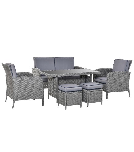 Conjunto de Muebles de Ratán