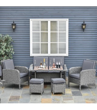 Conjunto de Muebles de Ratán