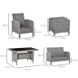 Conjunto de Muebles de Ratán Conjunto de Muebles de Ratán