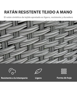 Conjunto de Muebles de Ratán