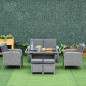Conjunto de Muebles de Ratán Conjunto de Muebles de Ratán
