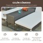 Conjunto 2 Tumbonas y 1 Mesa de Ratán Conjunto 2 Tumbonas y 1 Mesa de Ratán