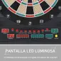 Diana Electrónica Digital hasta 8 Jugadores con 12 Dardos y 30 Puntas con Pantalla LED Puertas 27 Juegos Distintos y 202 Variant