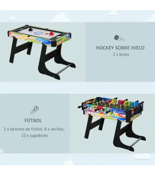 Mesa Multijuegos de 4 en 1