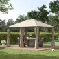 Cenador de Jardín 4x3 m con 6 Paredes Laterales 8 Orificios de Drenaje y Marco de Acero para Fiestas Patio Caqui Cenador de Jardín 4x3 m con 6 Paredes Laterales 8 Orificios de Drenaje y Marco de Acero para Fiestas Patio Caqui