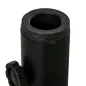 Soporte de Parasol para Suelo de Cemento con 2 Botones de Bloqueo y 4 Tornillos de Expansión Base de Sombrilla para Palo de Para