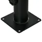 Soporte de Parasol para Suelo de Cemento con 2 Botones de Bloqueo y 4 Tornillos de Expansión Base de Sombrilla para Palo de Para