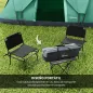 Tienda de Acampada para 5-6 Personas Impermeable 3000mm+ con Bolsa de Transporte y Gancho 455x220x180 cm Verde