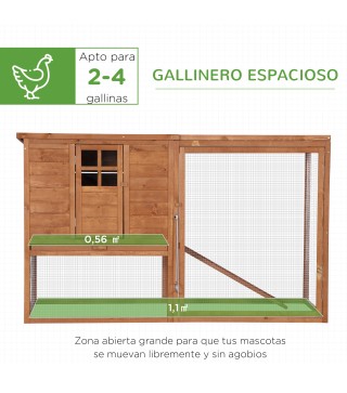 Gallinero de Madera Exterior