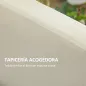 Cama Nido Tipo Diván 2 en 1 con Base Metálica y Tapizado Cama Inferior Extraíble para Colchones de 90x190 cm Beige Cama Nido Tipo Diván 2 en 1 con Base Metálica y Tapizado Cama Inferior Extraíble para Colchones de 90x190 cm Beige